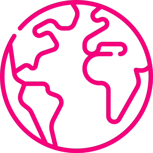Global internet coverage icon