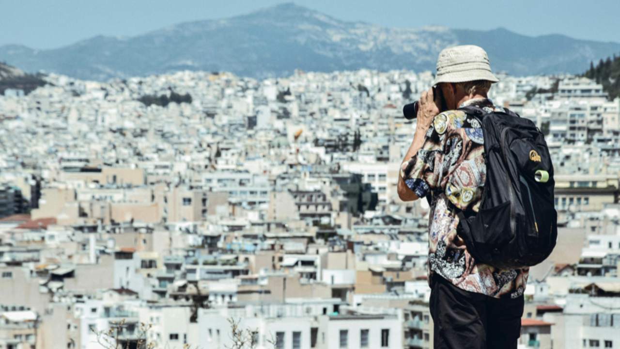 imagen de una persona viajando