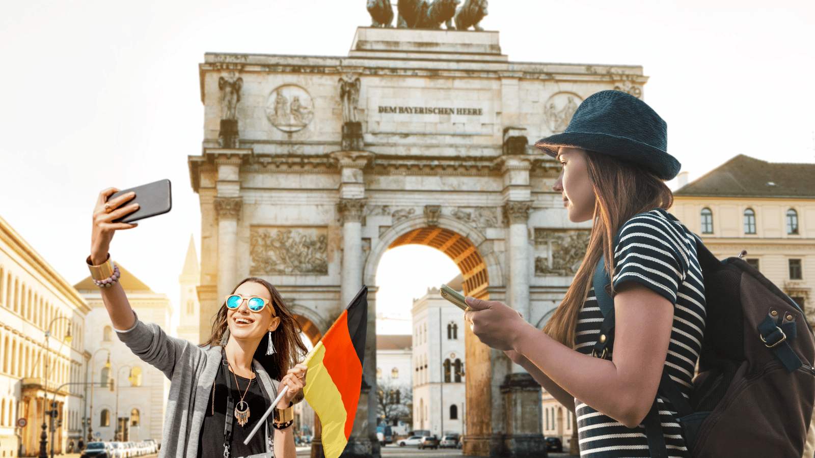 imagen de un turista en alemania