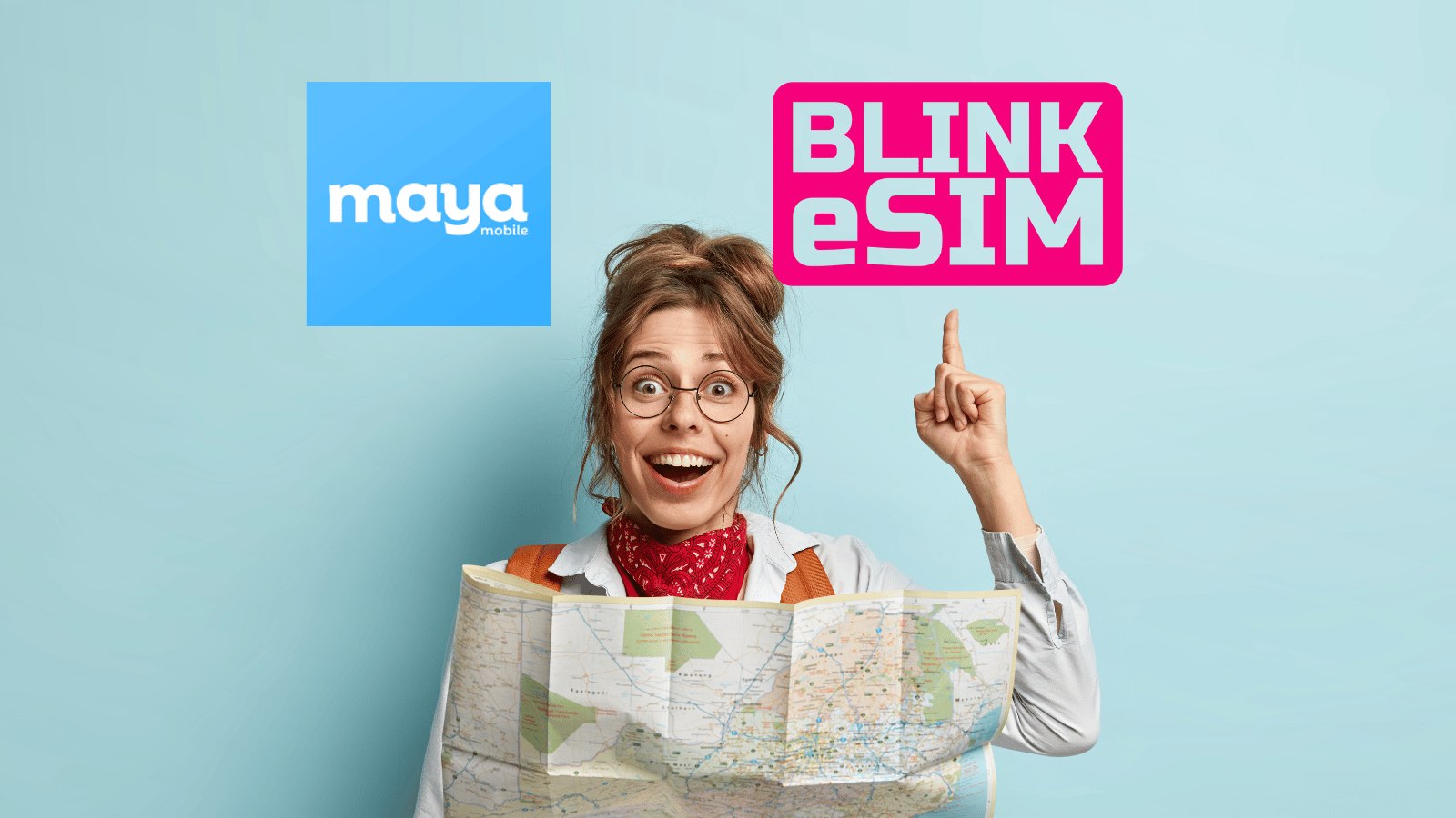 imagen de una persona con los dos logos