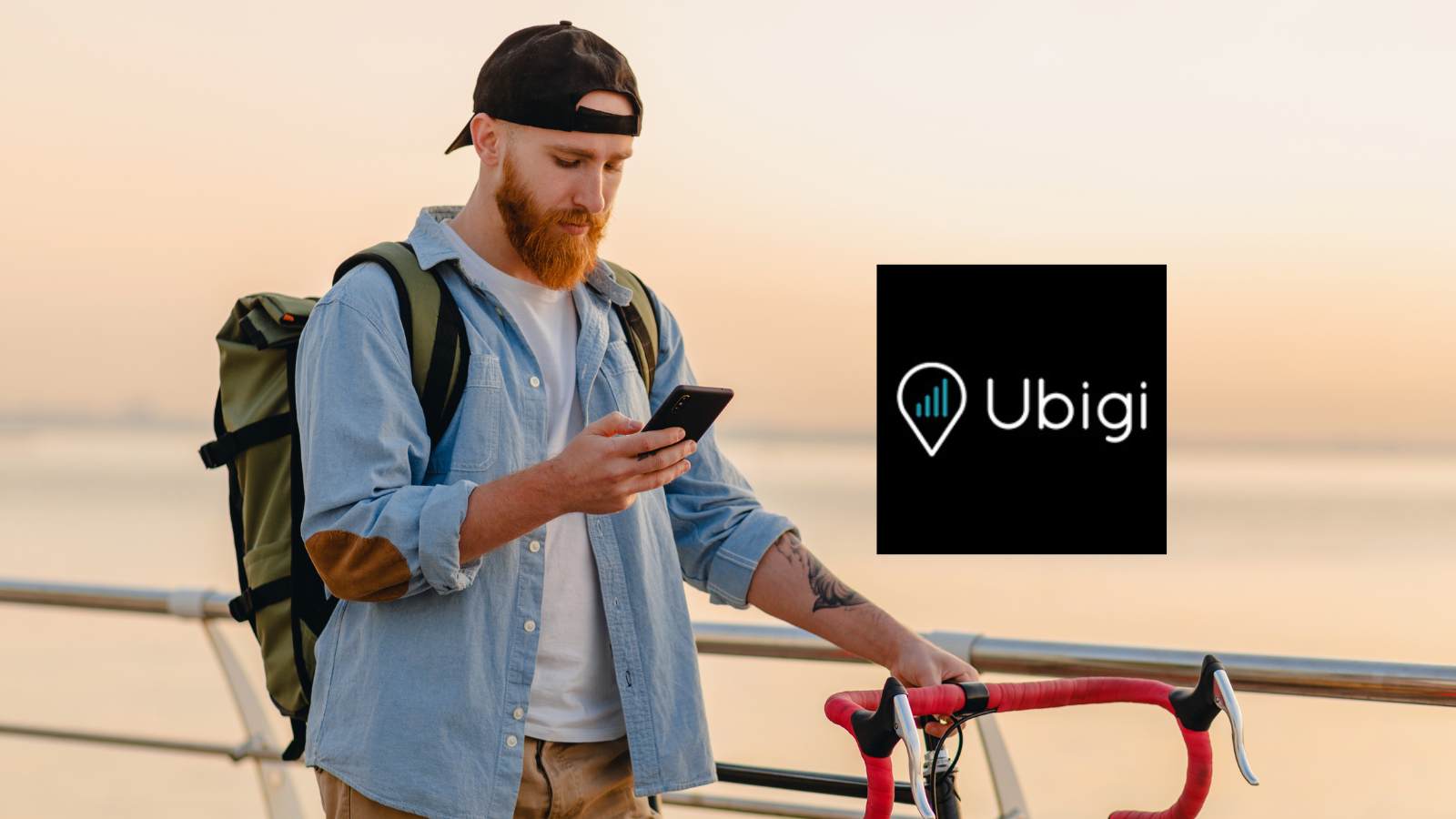 Una persona usando Ubigi eSIM